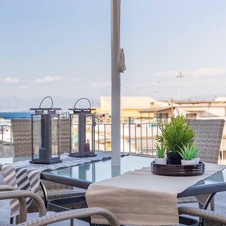 Spacious Maisonette - Roof Top View Of Corfu Port Mantouki 외부 사진